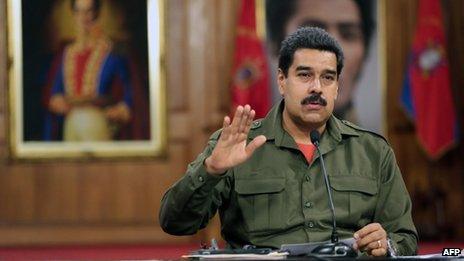 President Nicolas Maduro, 4 June 13