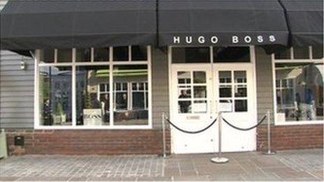 Hugo Boss store in Pingle Drive