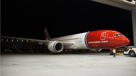 Norwegian Air Dreamliner