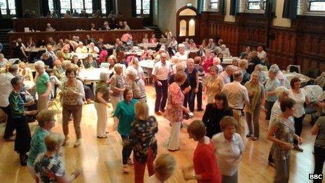 Shopping Tea Dance live in the newly-refurbished Guildhall.