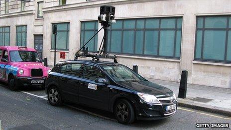 Street View car in London