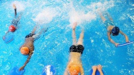 Swimming lesson - generic image