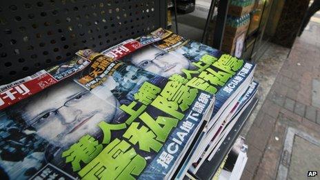Hong Kong magazine showing Edward Snowden on the cover
