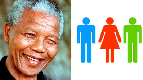 Nelson Mandela and family tree icons