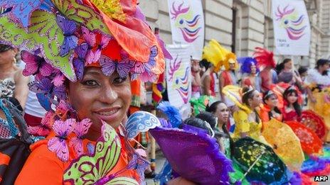 Thousands march in London Pride parade - BBC News