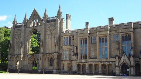 Newstead Abbey white peacock hatched from eBay egg - BBC News