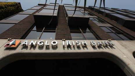 The former headquarters of Anglo Irish Bank