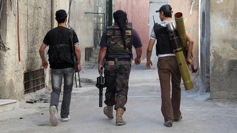 Syrian opposition fighters (22 June 2013)