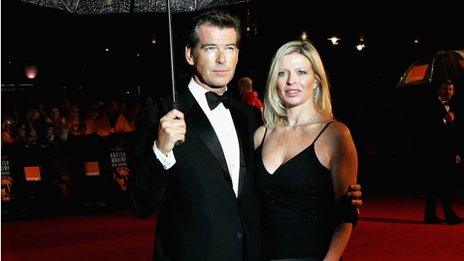 Pierce Brosnan and his daughter Charlotte