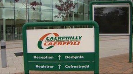 Caerphilly council offices