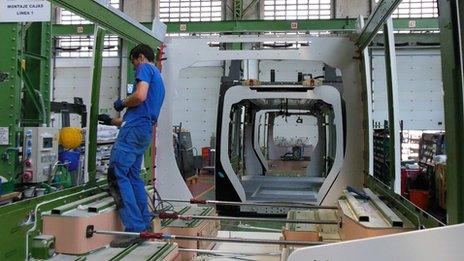 Midland Metro new tram being manufactured in Spain