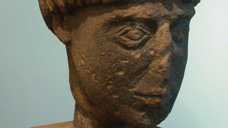 Binchester Roman head