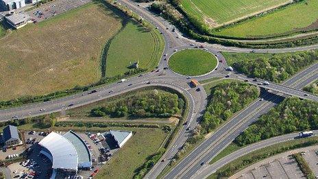 A47 Postwick interchange