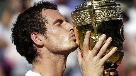 Murray and trophy