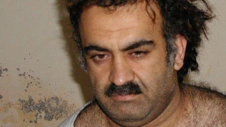 Khalid Sheikh Mohammed after his arrest in 2003