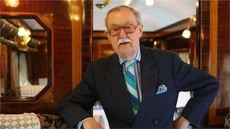 Alan Whicker on the Orient Express
