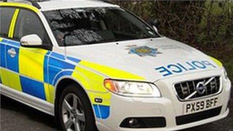 Cumbria Police car