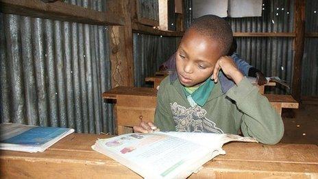 A Kenya school pupil - July 2013