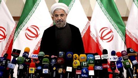 Hassan Rouhani, file pic from June 2013