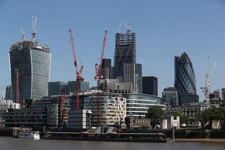 London skyline, July 2013