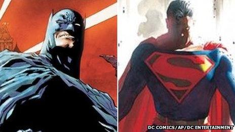 Batman and Superman to team up in new film - BBC News