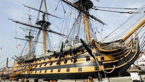 HMS Victory and Mary Rose receive £6m from Heritage Lottery Fund - BBC News