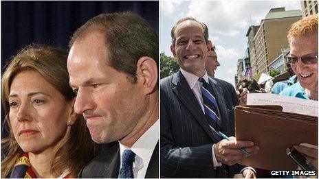 Eliot and Silda Spitzer; Spitzer and New York City resident