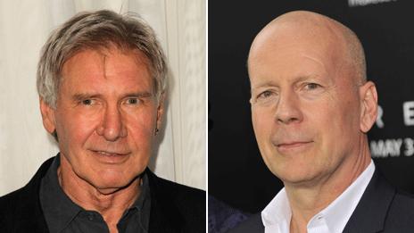 Harrison Ford and Bruce Willis