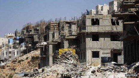 Construction in Beitar Ilit, near Bethlehem, 11 August