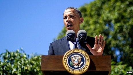 Barack Obama makes statement on Egypt. 15 Aug 2013