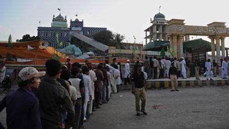 The Shah Ghazi shrine