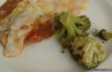 Broccoli and lasagne