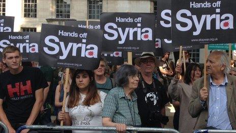 London anti-war protest