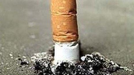A stubbed out cigarette