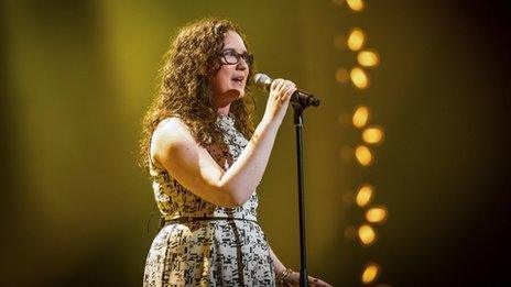 The Voice winner Andrea Begley announces album details - BBC News