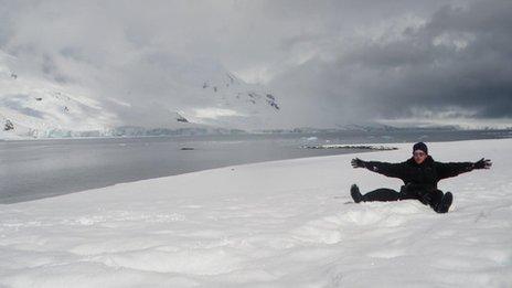 Jonny Blair in Antarctica