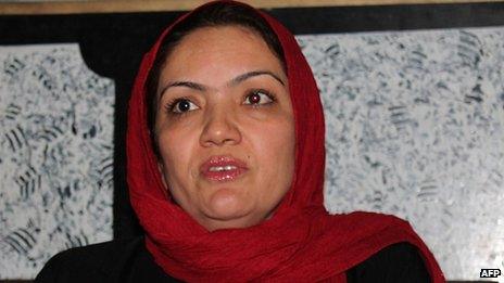 Fariba Ahmadi Kakar in June 2013