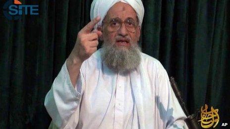 Still of Ayman al-Zawahiri from video obtained in July 2011