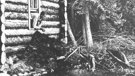 Grey Owl at Beaver Lodge