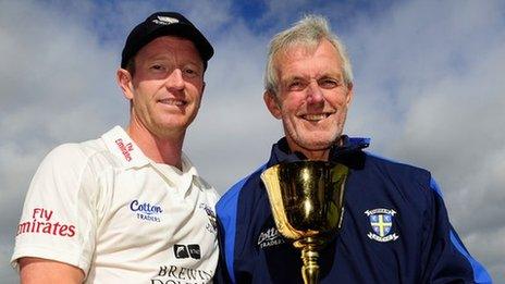 Paul Collingwood and Geoff Cook