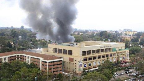 At least 62 people have been killed in the attack on Westgate shopping centre in Nairobi