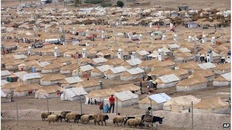 Kawergost refugee camp in Irbil, Iraq, 22 September 2013