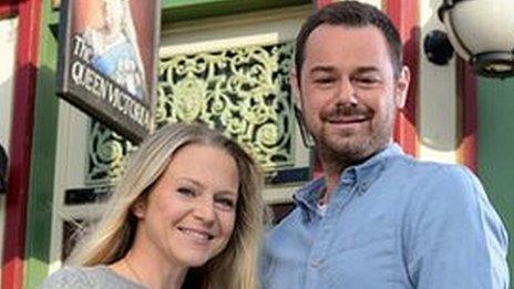 Kellie Bright and Danny Dyer