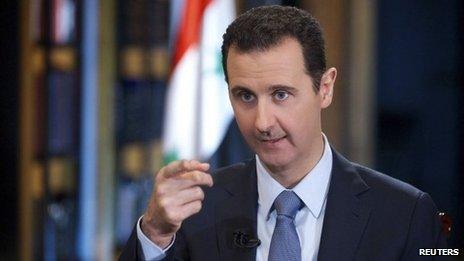 Syrian President Bashar al-Assad. Photo: 4 October 2013