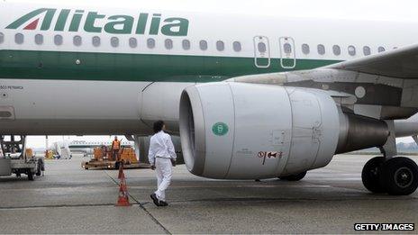 Alitalia jet