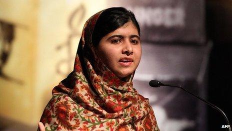 Malala Yousafzai, 17 Sep 13