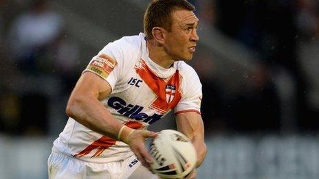 England stand off Kevin Sinfield