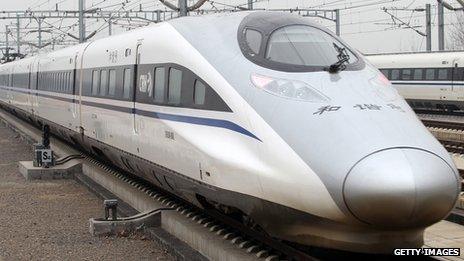 A Chinese high-speed train