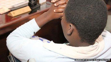 The teenager who survived the attack (October 2013)