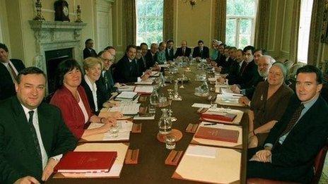 Labour cabinet in 1998